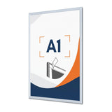 Cadre Clic-Clac Adhésif Aluminium