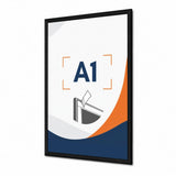 Cadre Clic-Clac Adhésif Aluminium
