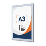 Cadre Clic-Clac Adhésif Aluminium