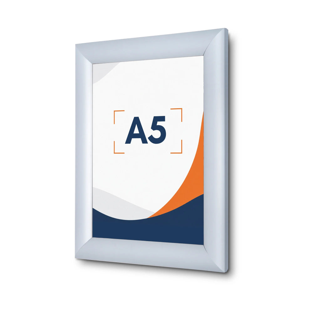 Cadre Clic-Clac Aluminium A5 Argent