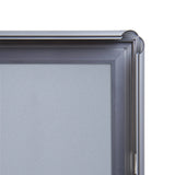 Cadre Clic-Clac Aluminium détail profil 15/25 mm