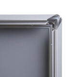 Cadre Clic-Clac Aluminium détail profil 32 mm