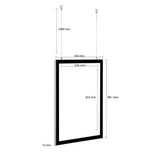 Cadre Lumineux LED Magnétique Double Face