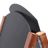 Chevalet Ardoise en Bois Réversible détail