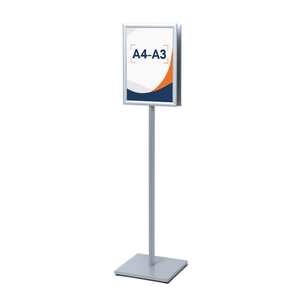 Porte-Affiche sur Pied Vertical Double Face A4-A3