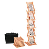 Porte-Brochures Pliable Bois 5x A4