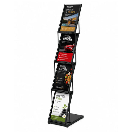 Porte-Brochures Pliable Éco 4x A4