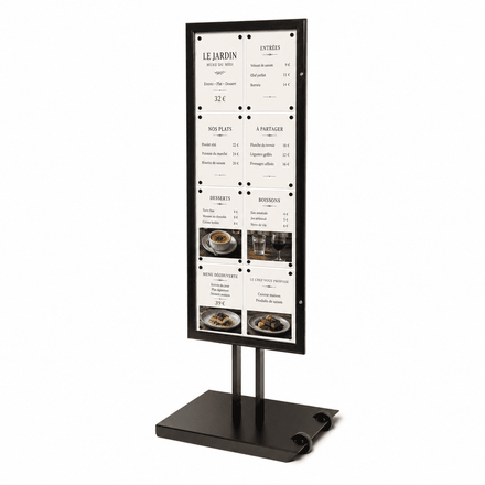 Porte-Menu Restaurant sur Pied 8 x A4