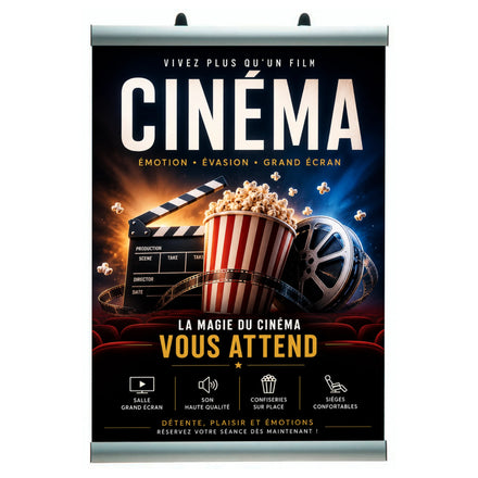 Profilé Porte-Affiche Suspendu Lourd
