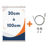 Profilés Porte-Affiche Suspendu Aluminium