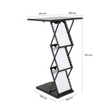 Pupitre Porte-Brochures Pliable A4 3 x A4