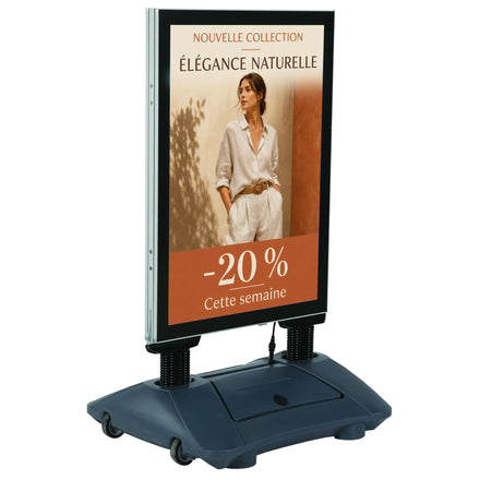 Stop-Trottoir Extérieur Lumineux LED Verrouillable