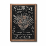 Tableau Ardoise Mural en Bois