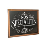 Tableau Ardoise Mural en Bois Éco