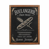 Tableau Ardoise Mural en Bois Éco