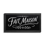 Tableau Ardoise Mural en Bois Premium