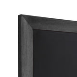 Tableau Ardoise Mural en Bois Premium Noir