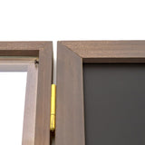 Vitrine Ardoise en Bois A3 détail