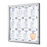 Vitrine d'Affichage Verrouillable
