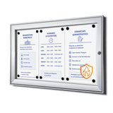 Vitrine d'Affichage Verrouillable