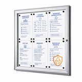 Vitrine d'Affichage Verrouillable