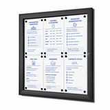 Vitrine d'Affichage Verrouillable