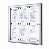 Vitrine d'Affichage Verrouillable