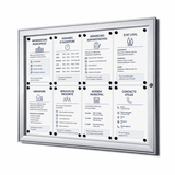 Vitrine d'Affichage Verrouillable