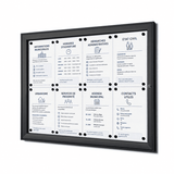 Vitrine d'Affichage Verrouillable