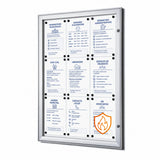 Vitrine d'Affichage Verrouillable