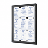 Vitrine d'Affichage Verrouillable