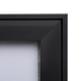 Vitrine d'Affichage Verrouillable Noir