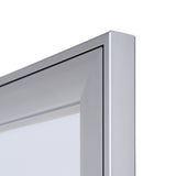 Vitrine d'Affichage Verrouillable Argent